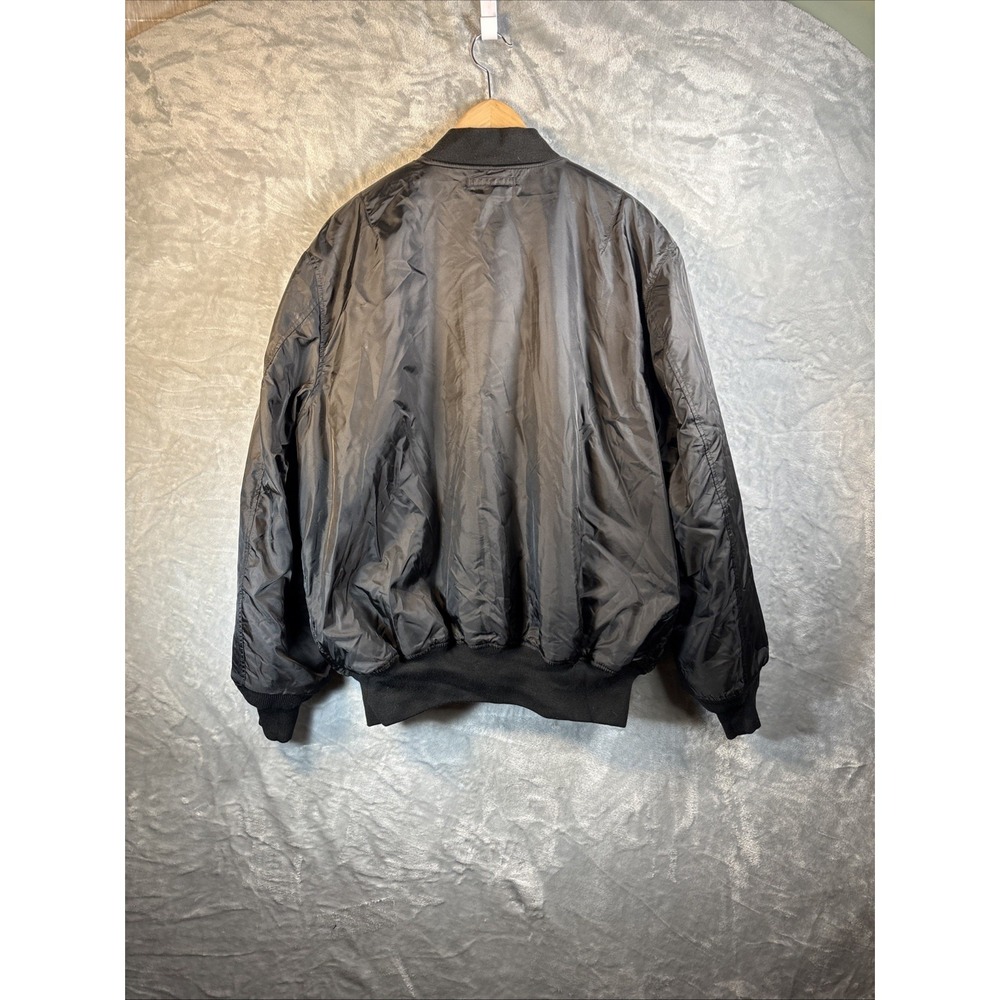 Alpha Industries Jacket Mens Medium Black Camo L-2B Sherpa Reversible Relaxed - Picture 9 of 15